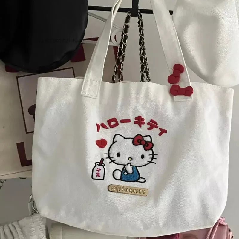 Hello Kitty Milk Bottle Tote Bag - Mu Shop
