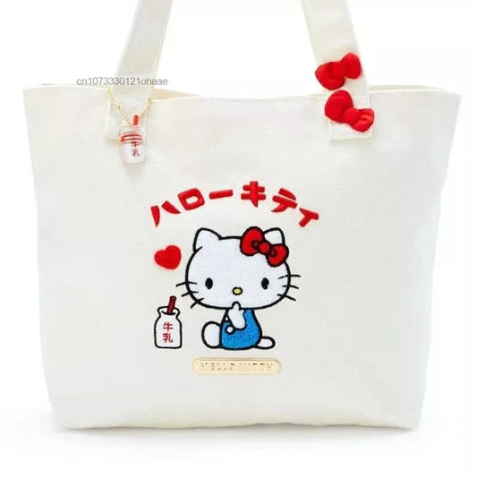 Hello Kitty Milk Bottle Tote Bag - Mu Shop