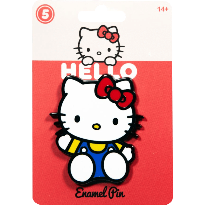 Hello Kitty - OverallsEnamel Pin - Mu Shop