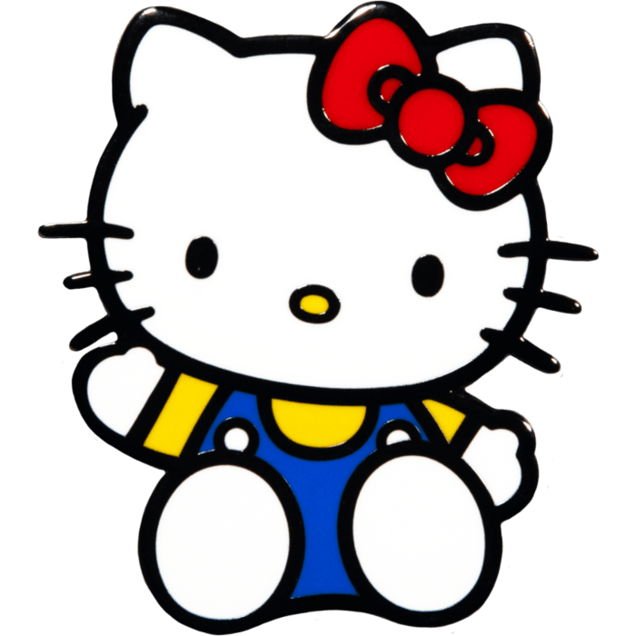 Hello Kitty - OverallsEnamel Pin - Mu Shop