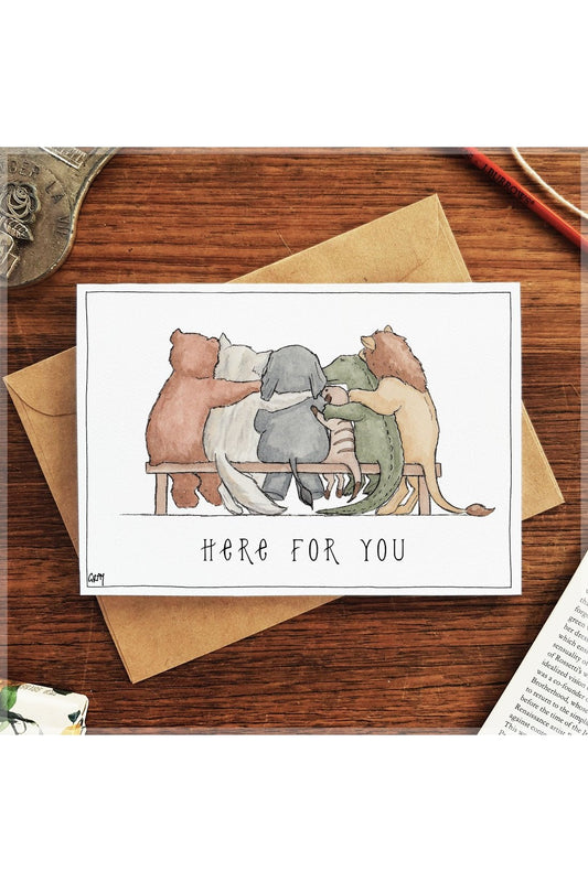 Here for You - Greeting Card - Mu Shop