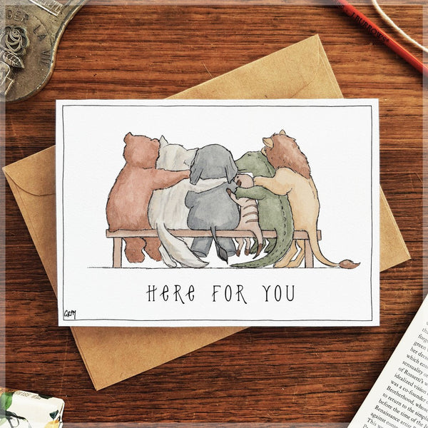 Here for You - Greeting Card - Mu Shop