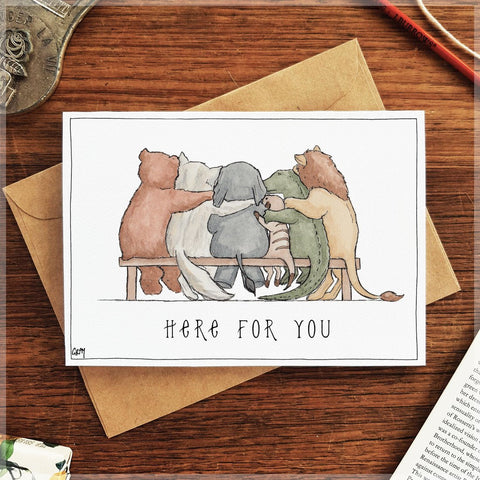 Here for You - Greeting Card - Mu Shop