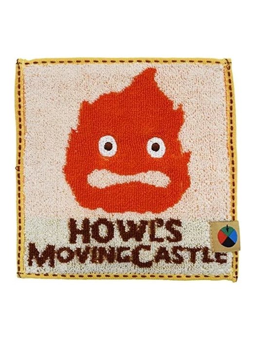 Howl's Moving Castle Mini Towel Calcifer 15 x 15cm - Mu Shop