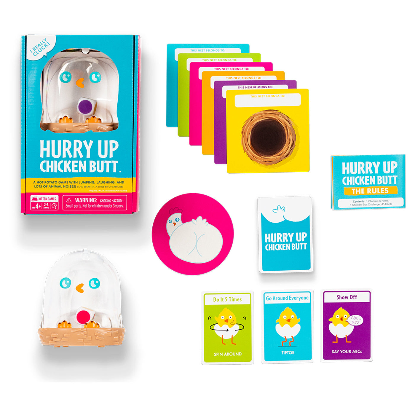 Hurry Up Chicken Butt Card Game