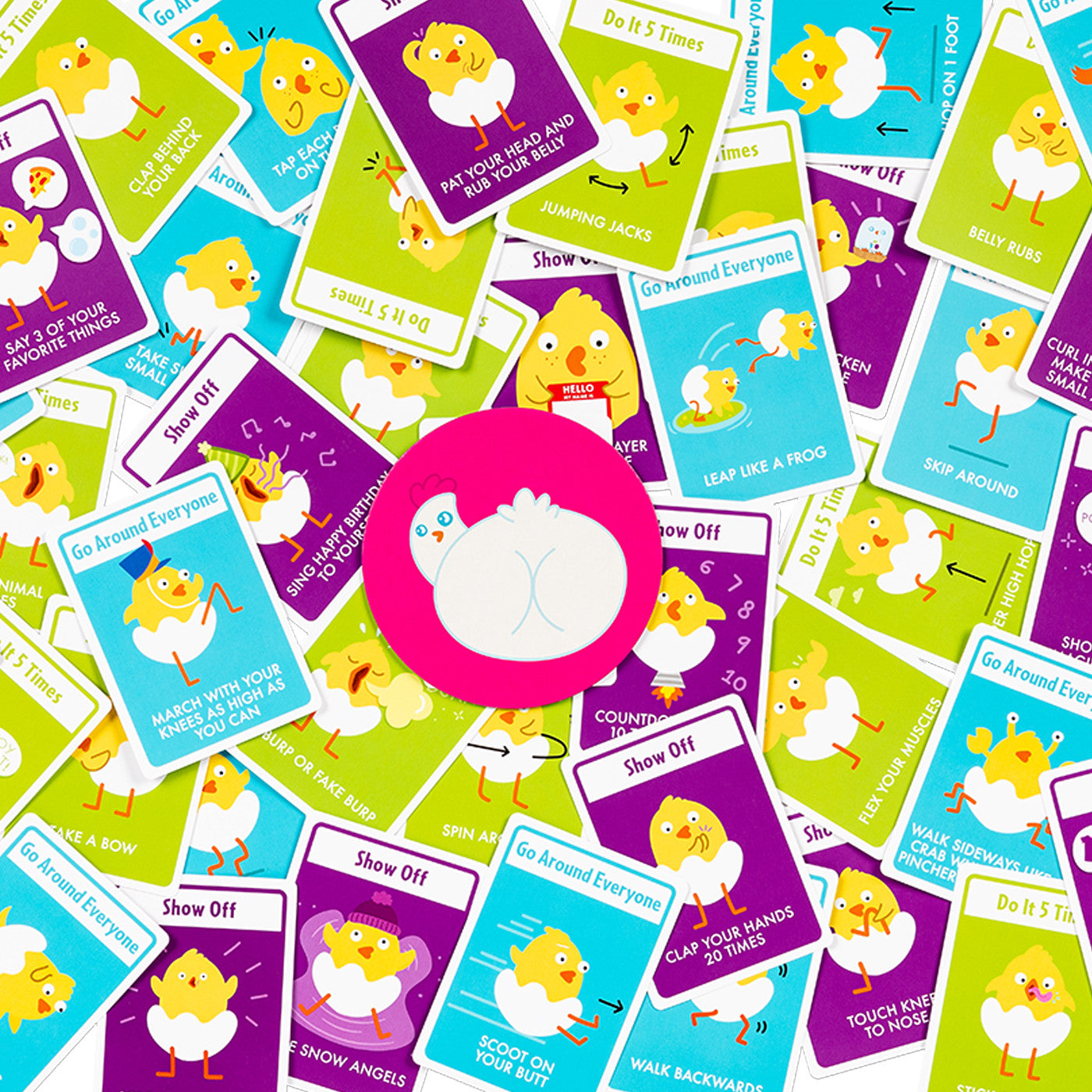 Hurry Up Chicken Butt Card Game