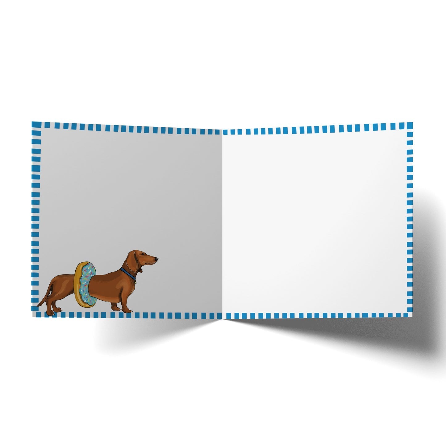I almost love you more than dogs greeting card - Mu Shop