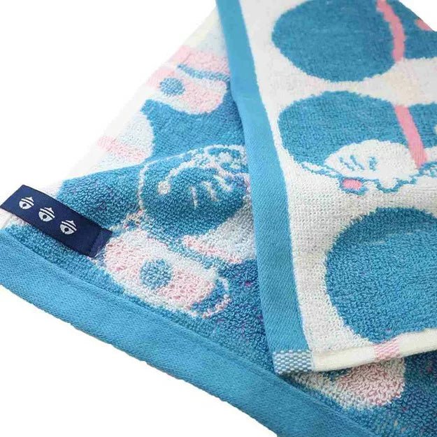 I'm Doraemon Sitting Handkerchief Towel - Mu Shop