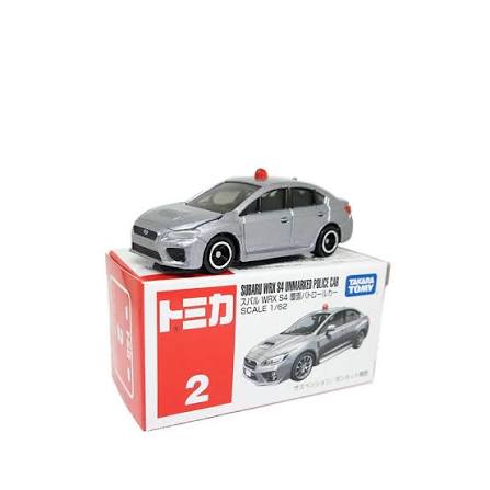 Tomica No. 2 Subaru WRX S4 Unmarked Police Car