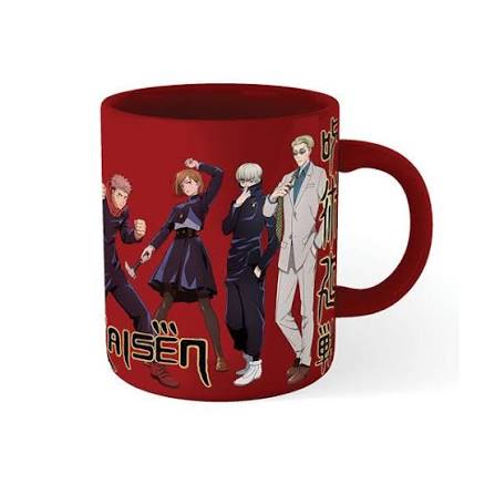 Jujutsu Kaisen Group Red Coloured Mug