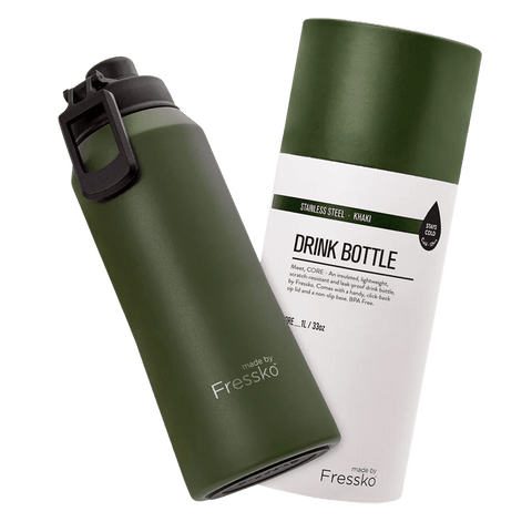 Insulated Stainless Steel - CORE 1 Litre Khaki - Mu Shop