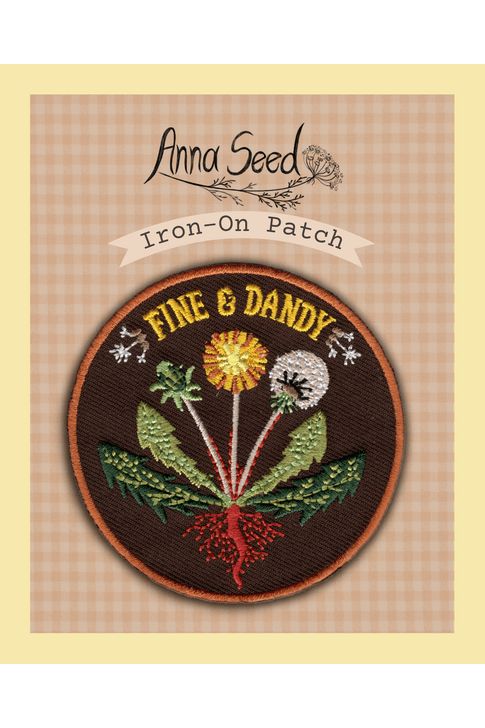 Iron - On Patch - Fine & Dandy - Cute fabric patch - Mu Shop