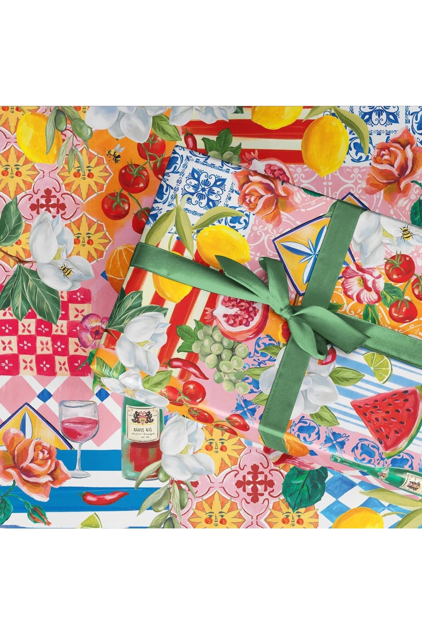 Italian Summer Wrapping Paper - Mu Shop