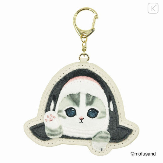 Mofusand – Fluffy & Fuzzy Patch Keychain (Killer Whale Cat Nyan)