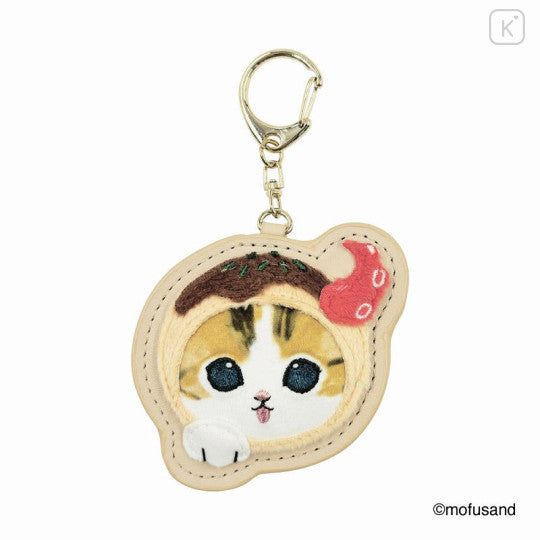 Mofusand – Fluffy & Fuzzy Patch Keychain (Takoyaki Cat Nyan)