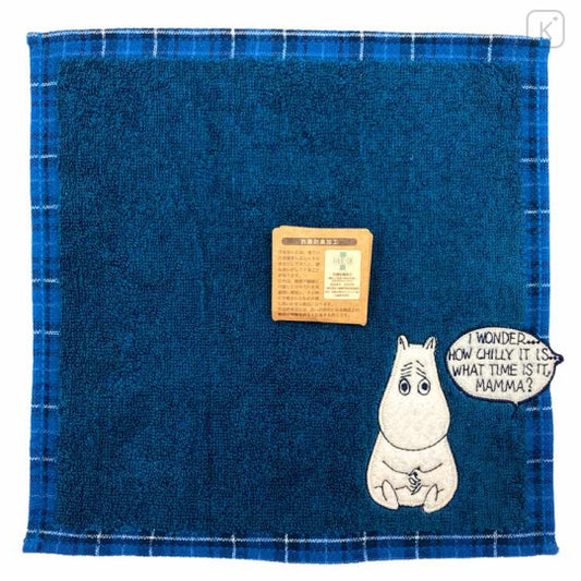 Moomin Jacquard Navy Mini Towel Handkerchief