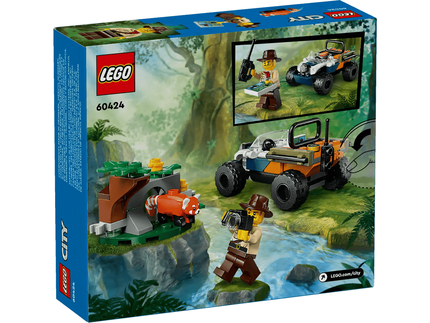 Jungle Explorer ATV Red Panda Mission 60424 - Mu Shop