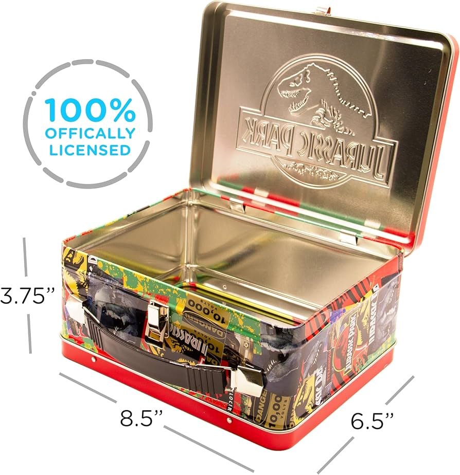Jurassic Park Tin Lunch Box - Mu Shop
