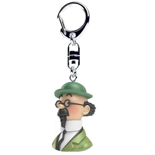 Professor Calculus Bust Keyring