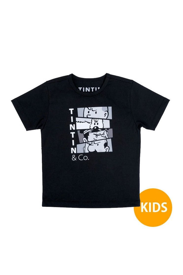 Kids T-Shirt TINTIN&CO Black - Mu Shop