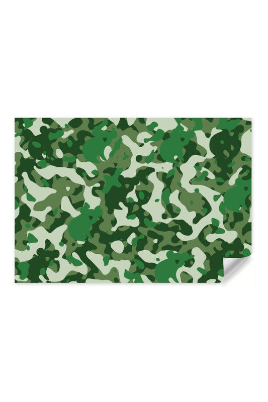 Koala Green Camouflage Wrapping Paper - Mu Shop