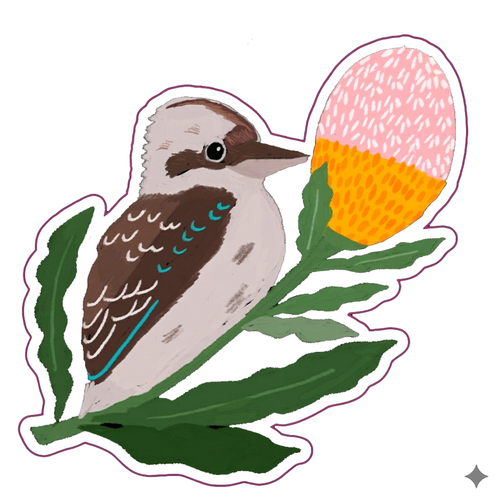 Kookaburra Magnet - Suki McMaster