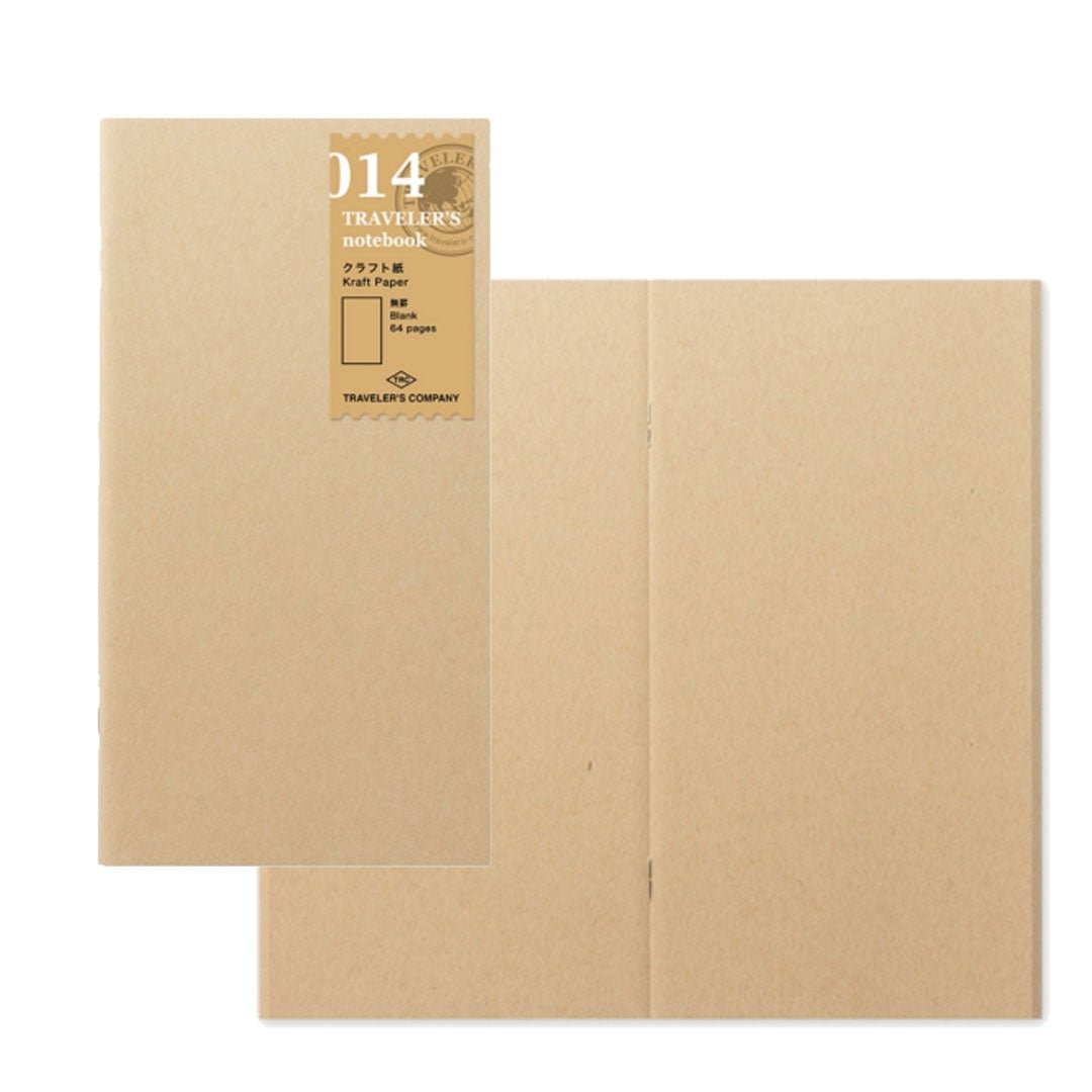 Kraft Paper 014 Traveler's Notebook Refill Regular Size - Mu Shop