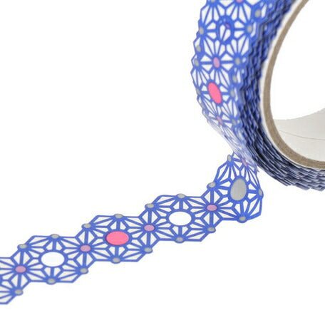 Lace Tape - Asanoha Blue - Mu Shop