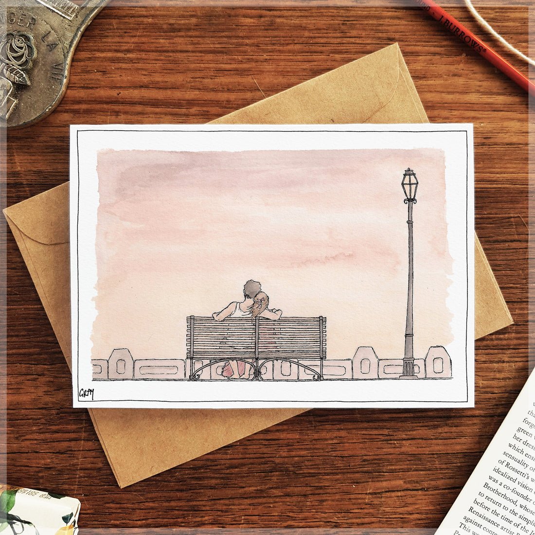 Last Light - Greeting Card - Mu Shop