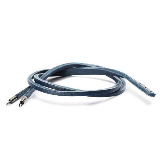 Leather Bracelet Blue 36cm - Mu Shop
