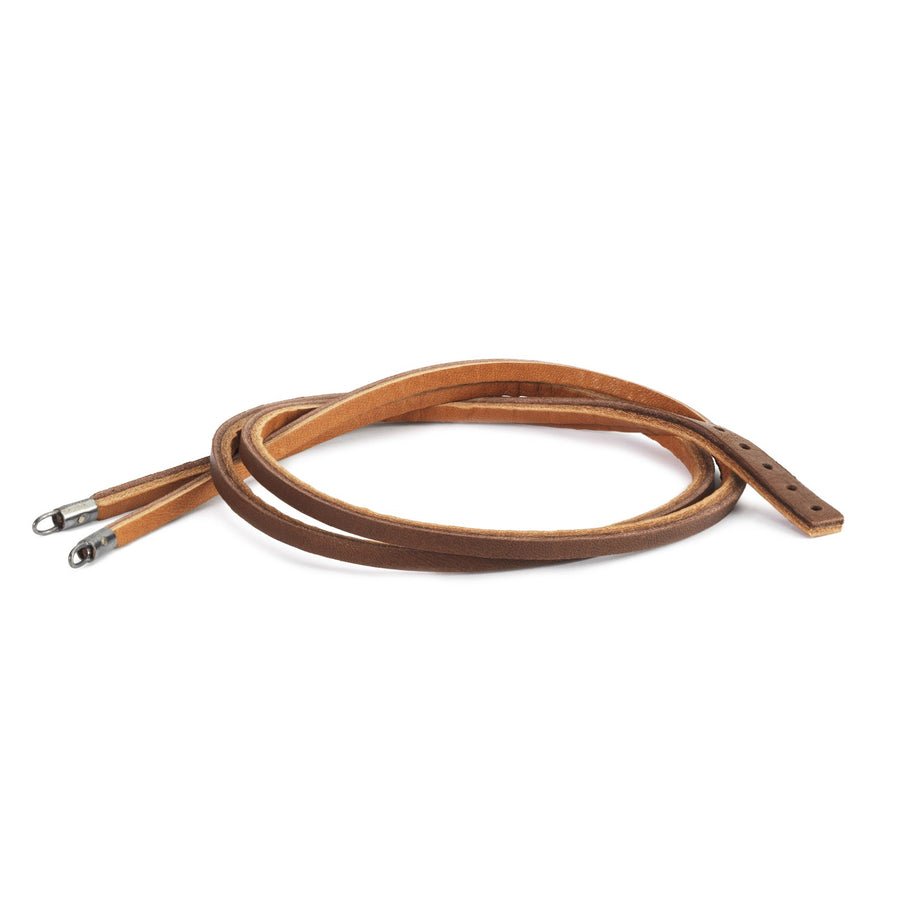 Leather Bracelet Light/Dark Brown 36cm - Mu Shop