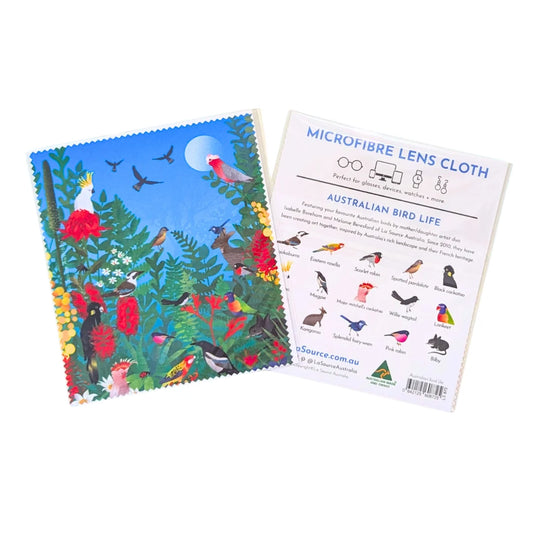 Australian Bird Life Microfibre Lens Cloth