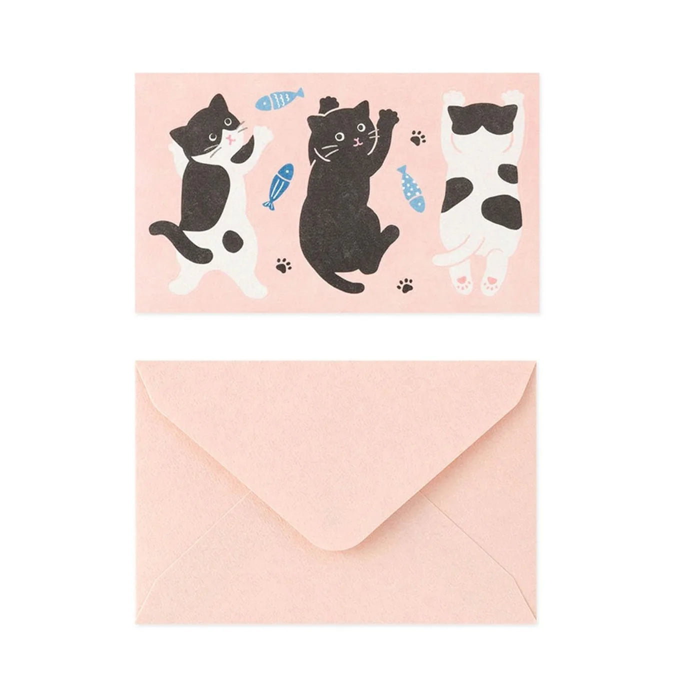 Message Letter and Sticker Set Cat