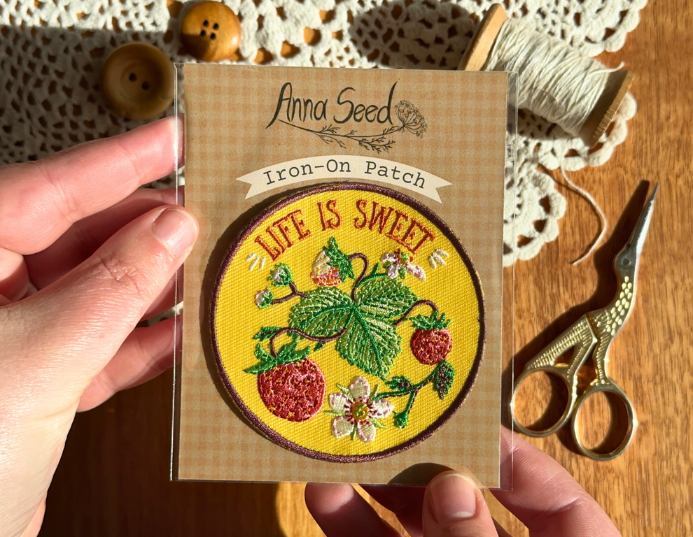 Life Is Sweet – Iron - On Patch - Mu Shop