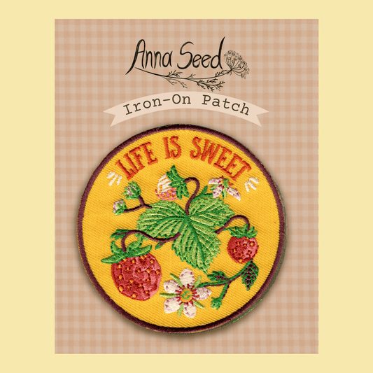 Life Is Sweet – Iron - On Patch - Mu Shop