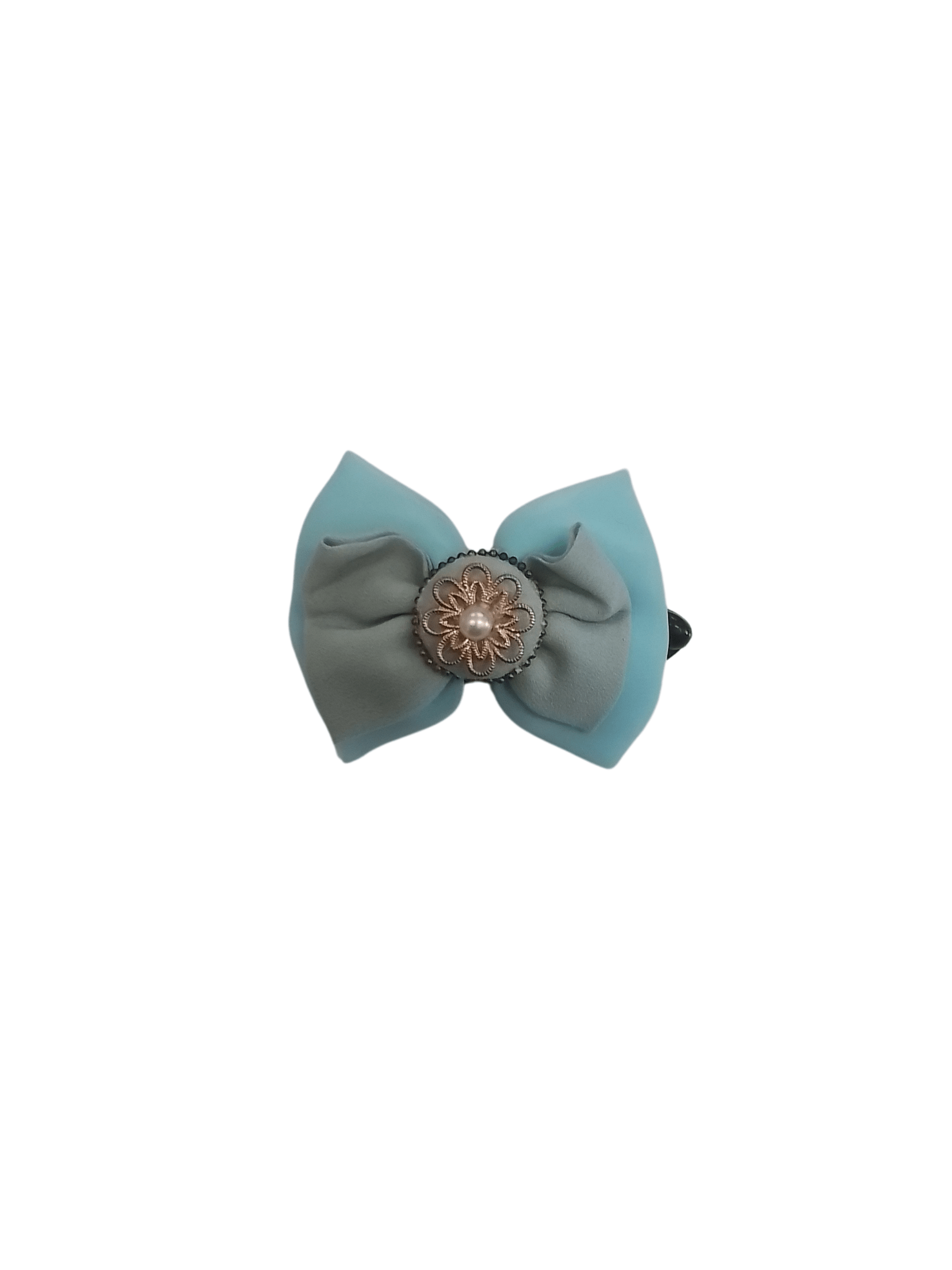 Light Blue Bowknot Hair Clips - Mu Shop