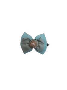 Light Blue Bowknot Hair Clips - Mu Shop