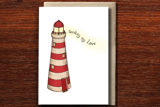 Lighthouse Love Greeting Card - Mu Shop