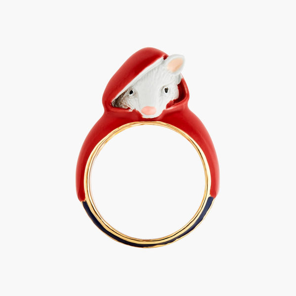 LITTLE MOUSE LITTLE RED RIDING HOOD RINGS SIZE 52 - Mu Shop