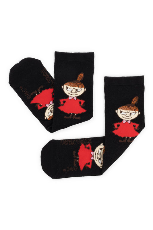 Little My Planning Tricks Ladies Socks - Black - Mu Shop