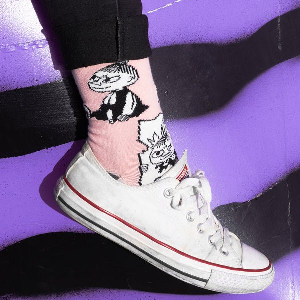 Little My Pranking Ladies Socks - Pink - Mu Shop