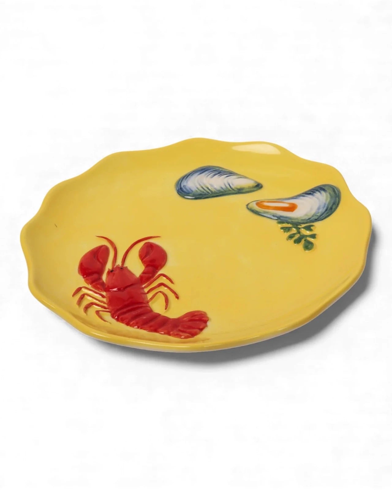 Lobster Stoneware Plate 16cm - Mu Shop