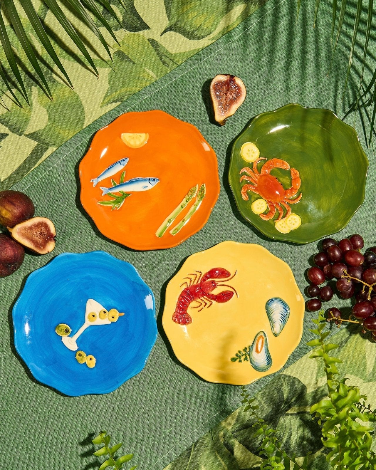 Lobster Stoneware Plate 16cm - Mu Shop