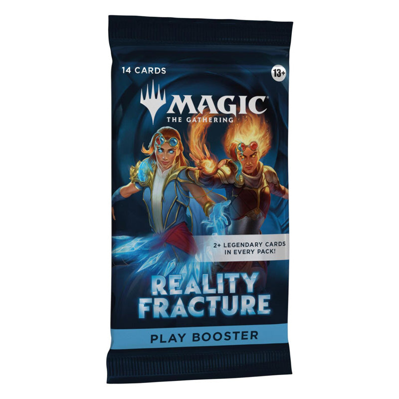 Magic The Gathering Reality Fracture Play Booster Pack with purple pack artwork