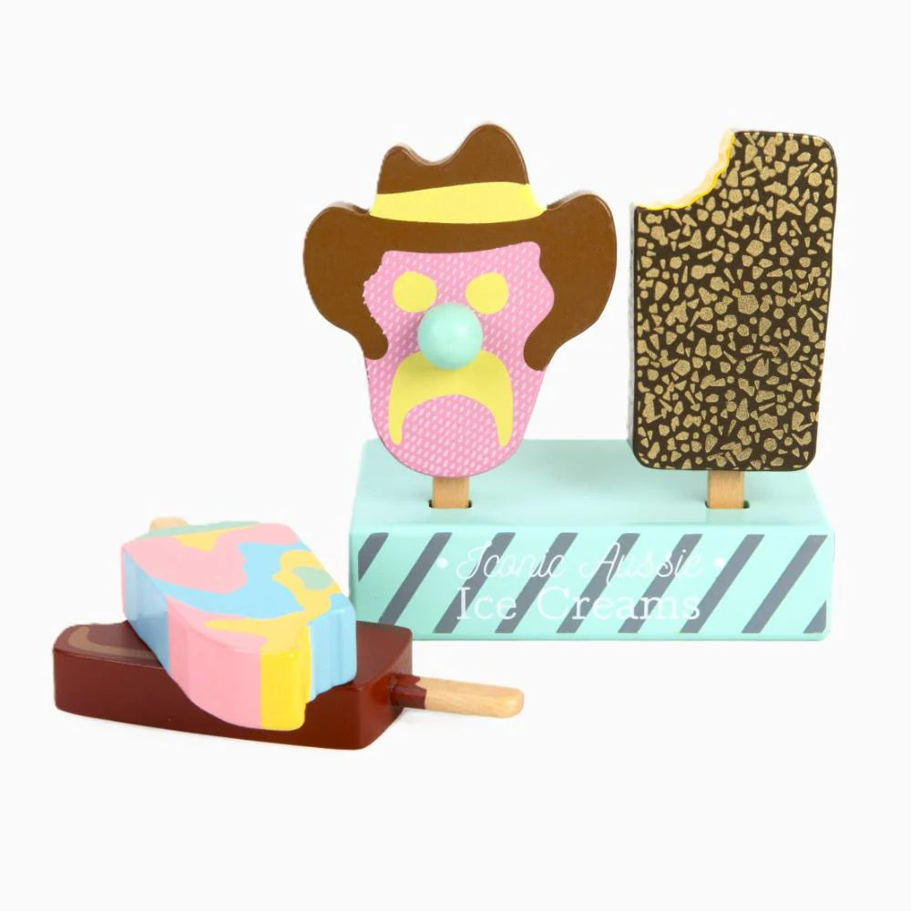 Wooden Aussie Ice Cream Set