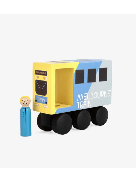 Wooden Melbourne Mid-Sized Train