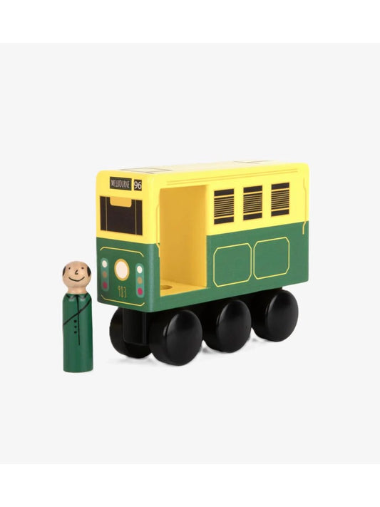 Wooden Melbourne Mid-Sized Tram