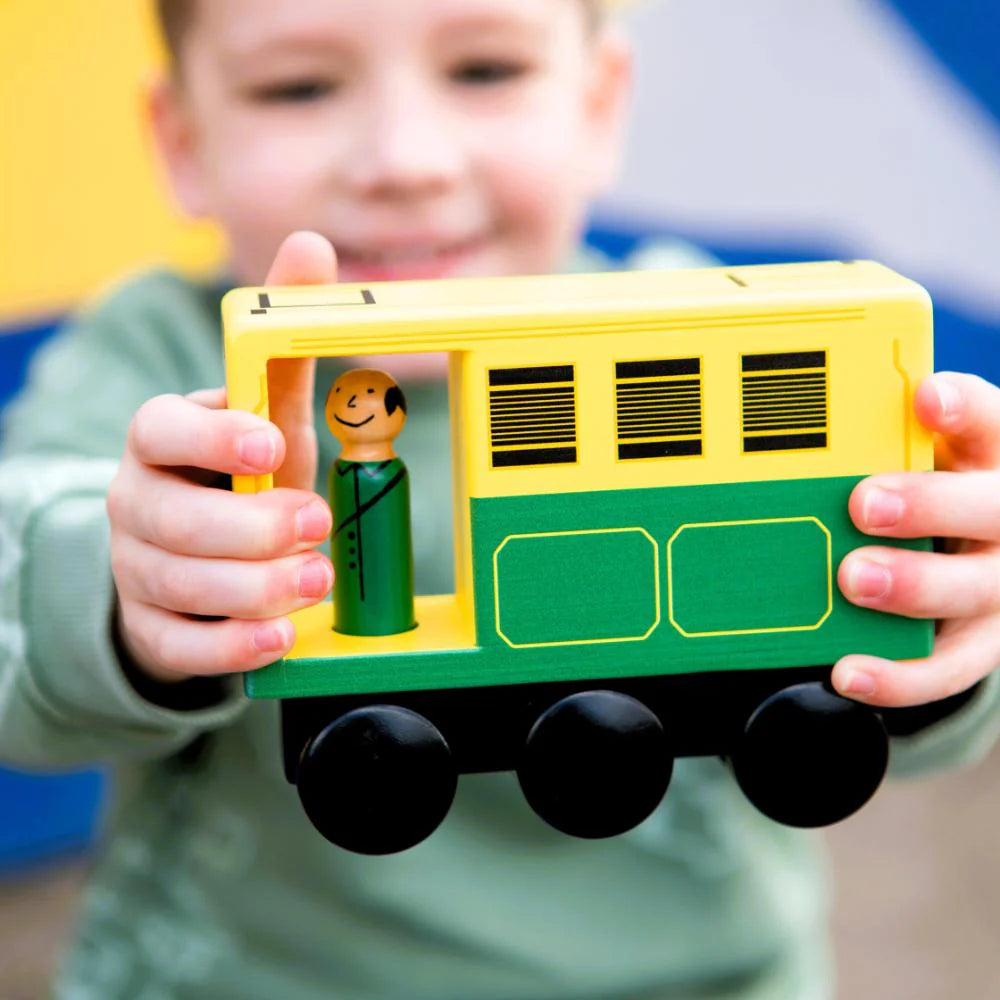 Wooden Melbourne Mid-Sized Tram