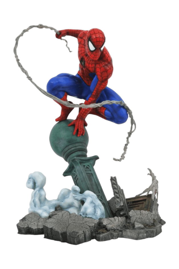 Marvel Comics - Spider - Man Lampost Gallery PVC Statue - Mu Shop