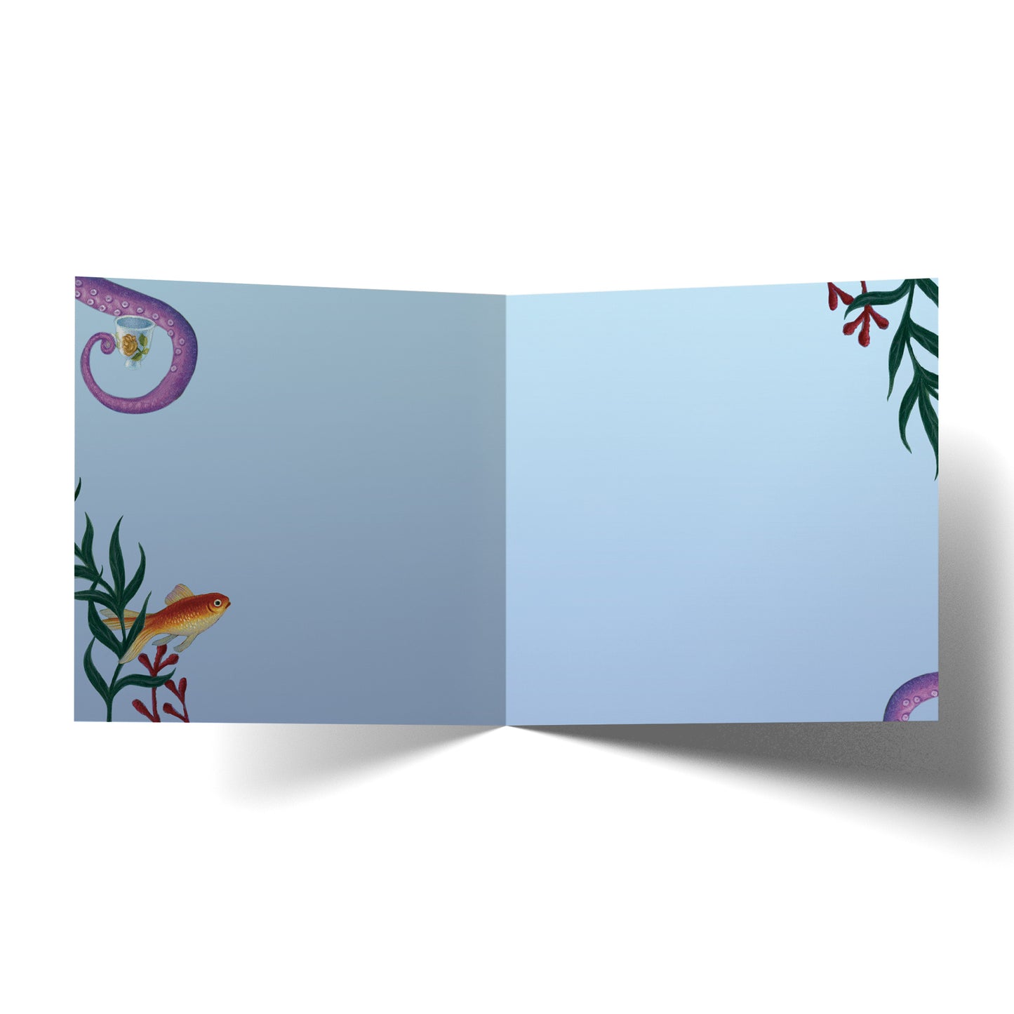 Virtuoso In Blu Greeting Card